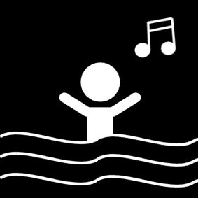 swim on music